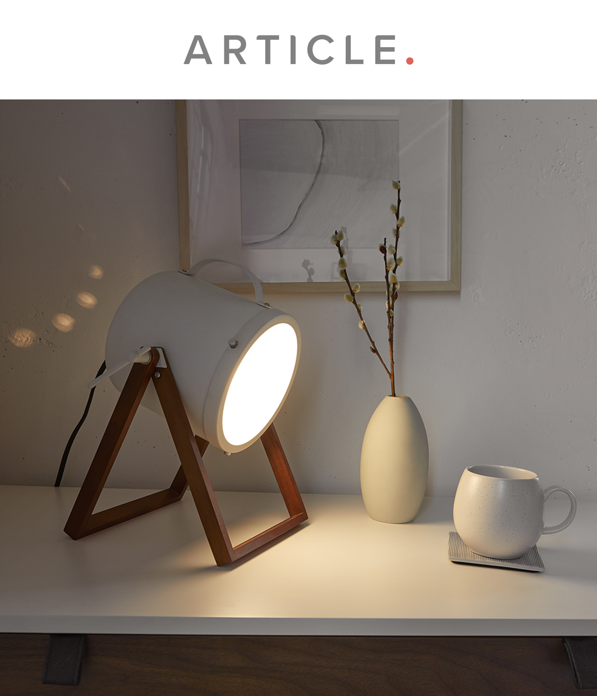 article table lamp